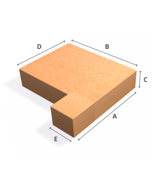 Espuma Lateral Izquierdo de Sofá Espuma Lateral Izquierdo de Sofá